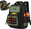 Tool Backpack, UUP Heavy Duty Tool Bag, Large Empty Toolbag Organizer with Waterproof Molded Hard Bottom, Utility Tool Laptop Storage Back Pack, HVAC Technician Electrician Construction Men Dad Gift
